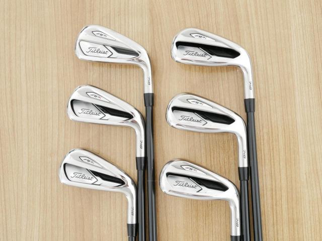 Iron set : Titleist : ชุดเหล็ก Titleist AP1 718 (ออกปี 2018) มีเหล็ก 5-Pw (6 ชิ้น) ก้านกราไฟต์ Fujikura MCI 60 Flex S