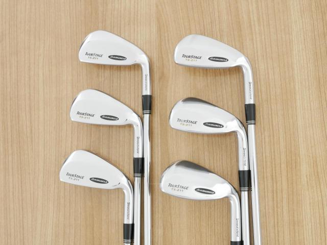 Iron set : Tourstage : ชุดเหล็ก Tourstage TS-211 Airmuscle มีเหล็ก 5-Pw (6 ชิ้น) ก้านเหล็ก NS Pro 950 Flex R