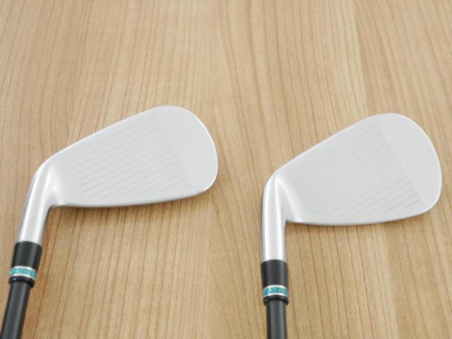 Iron set : PRGR : ชุดเหล็กกระเทย PRGR NEW Egg Forged (รุ่นปี 2020 ตีง่ายและไกลมากๆ เด้งสุดๆ COR 0.82) มีเหล็ก 6-Pw,Aw,As (7 ชิ้น) ก้านกราไฟต์ UST Mamiya ATTAS FF 85 Flex S