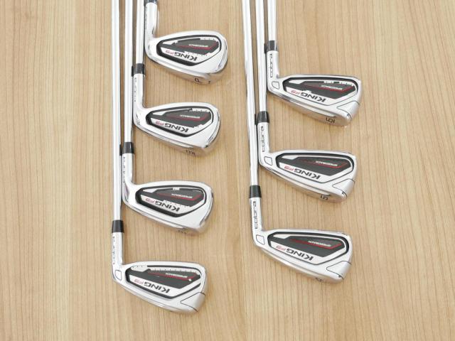 Iron set : Other Brand : ชุดเหล็ก Cobra King F9 มีเหล็ก 4-Pw (7 ชิ้น) ก้านเหล็ก NS Pro ZELOS 8 Flex S