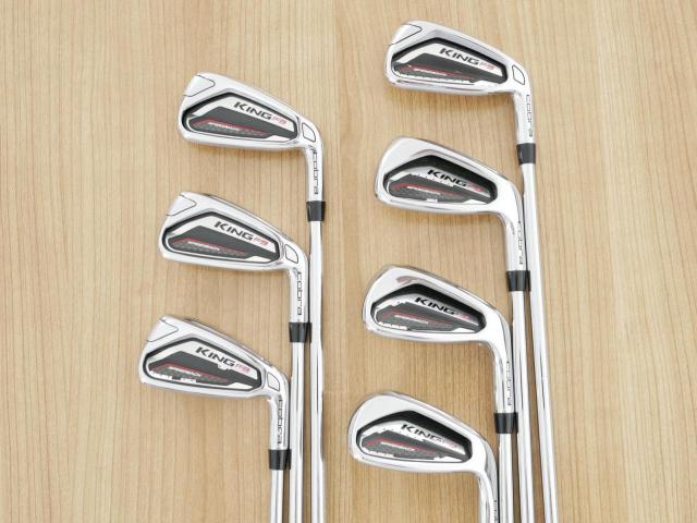 Iron set : Other Brand : ชุดเหล็ก Cobra King F9 มีเหล็ก 4-Pw (7 ชิ้น) ก้านเหล็ก NS Pro ZELOS 8 Flex S