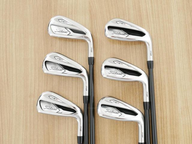 Iron set : Titleist : ชุดเหล็ก Titleist AP1 718 (ออกปี 2018) มีเหล็ก 5-Pw (6 ชิ้น) ก้านกราไฟต์ Fujikura MCI 60 Flex S