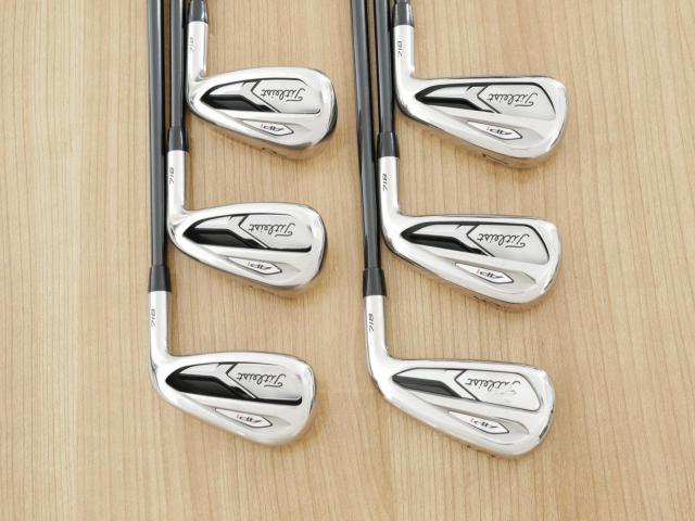 Iron set : Titleist : ชุดเหล็ก Titleist AP1 718 (ออกปี 2018) มีเหล็ก 5-Pw (6 ชิ้น) ก้านกราไฟต์ Fujikura MCI 60 Flex S