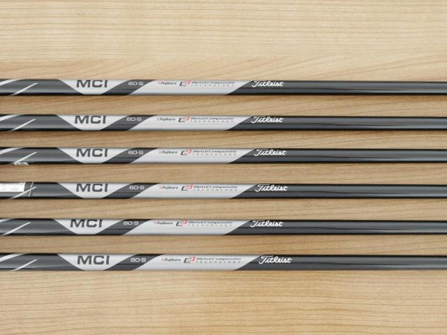 Iron set : Titleist : ชุดเหล็ก Titleist AP1 718 (ออกปี 2018) มีเหล็ก 5-Pw (6 ชิ้น) ก้านกราไฟต์ Fujikura MCI 60 Flex S