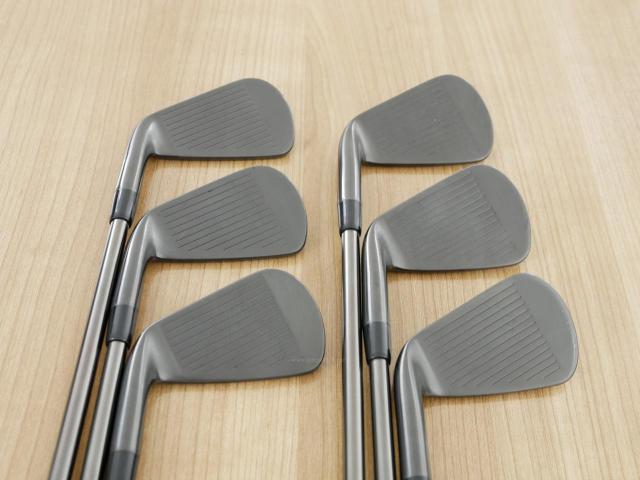 Iron set : Callaway : ชุดเหล็ก Callaway X Forged Black (รุ่นล่าสุด ปี 2024 นุ่ม แน่น หล่อมาก) มีเหล็ก 5-Pw (6 ชิ้น) ก้านเหล็ก NS Pro Modus 105 Flex S