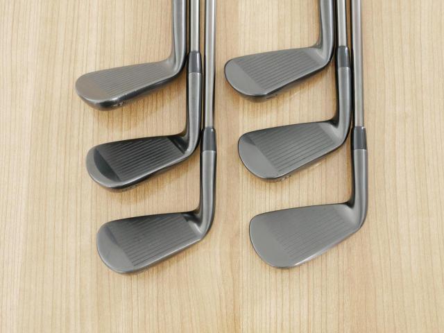 Iron set : Callaway : ชุดเหล็ก Callaway X Forged Black (รุ่นล่าสุด ปี 2024 นุ่ม แน่น หล่อมาก) มีเหล็ก 5-Pw (6 ชิ้น) ก้านเหล็ก NS Pro Modus 105 Flex S