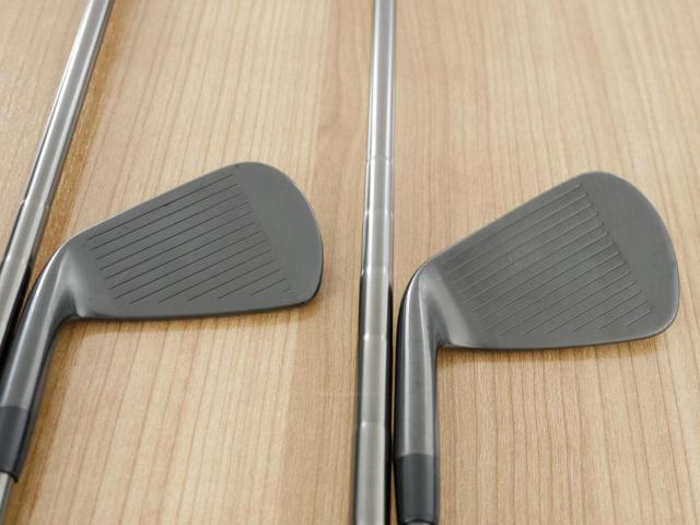 Iron set : Callaway : ชุดเหล็ก Callaway X Forged Black (รุ่นล่าสุด ปี 2024 นุ่ม แน่น หล่อมาก) มีเหล็ก 5-Pw (6 ชิ้น) ก้านเหล็ก NS Pro Modus 105 Flex S