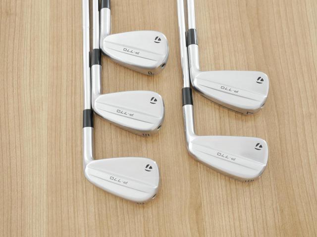 Iron set : Taylormade : ชุดเหล็ก Taylormade P770 Forged (รุ่นล่าสุด ออกปี 2024 นุ่ม แน่น) มีเหล็ก 6-Pw (5 ชิ้น) ก้านเหล็ก Dynamic Gold 115 MID S200