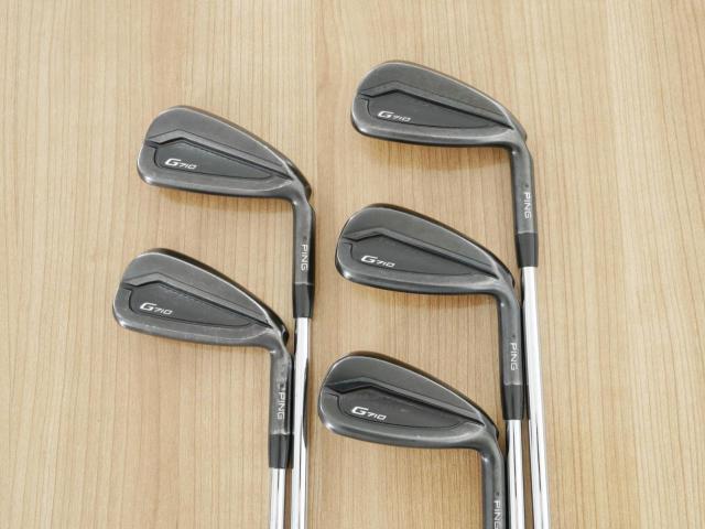 Iron set : Ping : ชุดเหล็ก Ping G710 (รุ่นปี 2021 Japan Spec. ใบใหญ่ ง่ายที่สุด ไกลที่สุดของ Ping) มีเหล็ก 6-Pw (5 ชิ้น) ก้านเหล็ก NS Pro 950 NEO Flex S