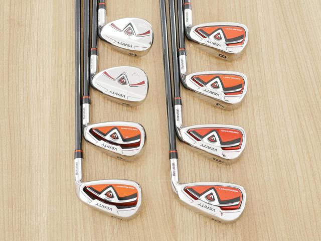 Iron set : Maruman : ชุดเหล็ก Maruman Red-V II (ใบใหญ่ ตีง่าย ไกล) มีเหล็ก 5-Pw,Aw,Sw (8 ชิ้น) ก้านกราไฟต์ Flex R