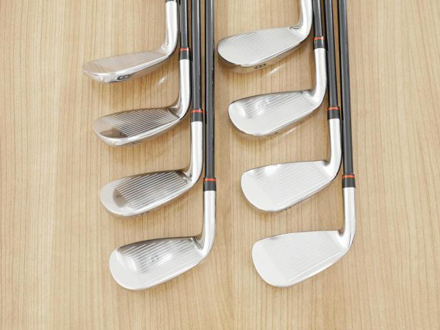 Iron set : Maruman : ชุดเหล็ก Maruman Red-V II (ใบใหญ่ ตีง่าย ไกล) มีเหล็ก 5-Pw,Aw,Sw (8 ชิ้น) ก้านกราไฟต์ Flex R