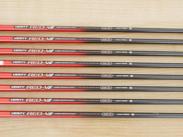 Iron set : Maruman : ชุดเหล็ก Maruman Red-V II (ใบใหญ่ ตีง่าย ไกล) มีเหล็ก 5-Pw,Aw,Sw (8 ชิ้น) ก้านกราไฟต์ Flex R