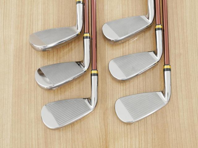 Iron set : Maruman : ชุดเหล็ก Maruman Majesty Prestigio X (รุ่นท๊อปสุด ปี 2020 หน้าเด้ง ตีไกลมาก ของใหม่ 1.2 แสนบาท) มีเหล็ก 6-10,Pw (6 ชิ้น เทียบเท่า 5-Pw) ก้านกราไฟต์ Flex R2