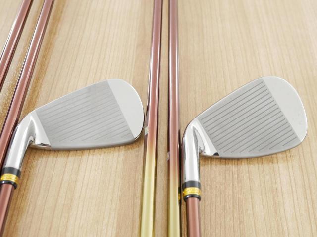 Iron set : Maruman : ชุดเหล็ก Maruman Majesty Prestigio X (รุ่นท๊อปสุด ปี 2020 หน้าเด้ง ตีไกลมาก ของใหม่ 1.2 แสนบาท) มีเหล็ก 6-10,Pw (6 ชิ้น เทียบเท่า 5-Pw) ก้านกราไฟต์ Flex R2