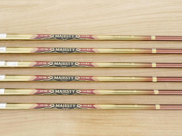 Iron set : Maruman : ชุดเหล็ก Maruman Majesty Prestigio X (รุ่นท๊อปสุด ปี 2020 หน้าเด้ง ตีไกลมาก ของใหม่ 1.2 แสนบาท) มีเหล็ก 6-10,Pw (6 ชิ้น เทียบเท่า 5-Pw) ก้านกราไฟต์ Flex R2