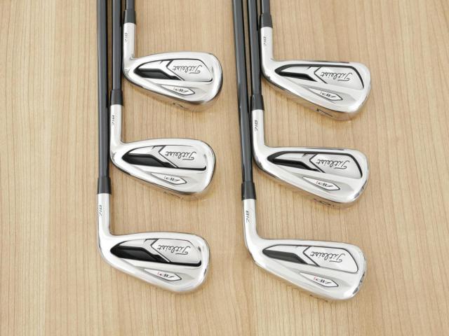 Iron set : Titleist : ชุดเหล็ก Titleist AP1 718 (ออกปี 2018) มีเหล็ก 5-Pw (6 ชิ้น) ก้านกราไฟต์ Fujikura MCI 60 Flex S