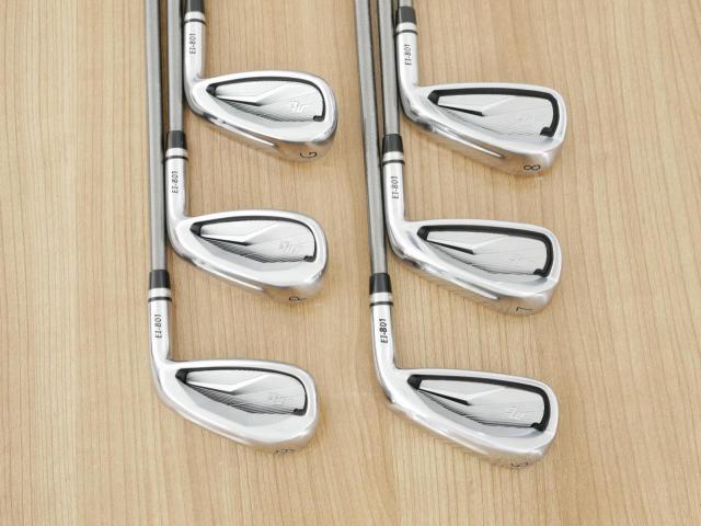 Iron set : Miura : ชุดเหล็ก Miura EI-801 (ออกปี 2021 ใบใหญ่ ตีง่าย ไกลมากๆ) มีเหล็ก 6-Pw,Aw (6 ชิ้น) ก้าน Steelfiber i95 Flex R