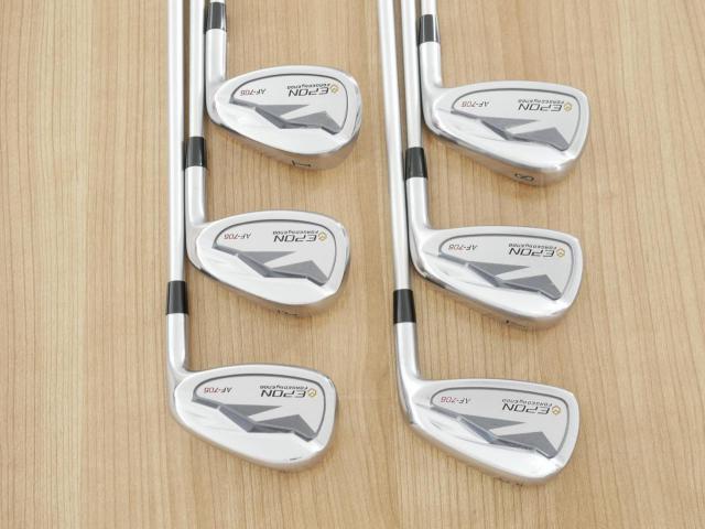 Iron set : Epon : ชุดเหล็ก EPON AF-706 Forged (ออกปี 2021 ใบใหญ่ ตีง่าย ไกล) มีเหล็ก 6-Pw,Tw (6 ชิ้น) ก้านกราไฟต์ Fujikura MCI 70 Flex R