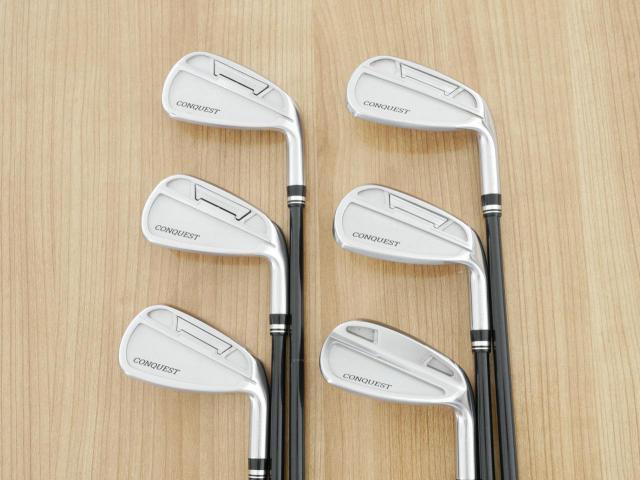 Iron set : Maruman : ชุดเหล็ก Maruman Majesty Conquest (รุ่นท๊อปสุด ออกปี 2022 ของใหม่ 6 หมื่นบาท) มีเหล็ก 6-Pw,Pa (6 ชิ้น) ก้านกราไฟต์ Flex SR