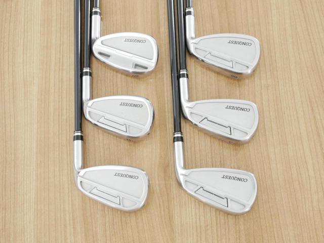 Iron set : Maruman : ชุดเหล็ก Maruman Majesty Conquest (รุ่นท๊อปสุด ออกปี 2022 ของใหม่ 6 หมื่นบาท) มีเหล็ก 6-Pw,Pa (6 ชิ้น) ก้านกราไฟต์ Flex SR