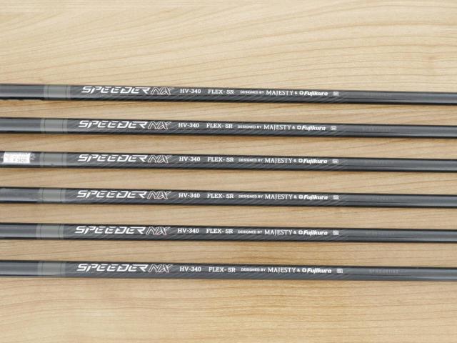 Iron set : Maruman : ชุดเหล็ก Maruman Majesty Conquest (รุ่นท๊อปสุด ออกปี 2022 ของใหม่ 6 หมื่นบาท) มีเหล็ก 6-Pw,Pa (6 ชิ้น) ก้านกราไฟต์ Flex SR