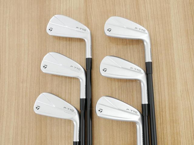 Iron set : Taylormade : ชุดเหล็ก Taylormade P770 Forged (รุ่นปี 2023 นุ่ม แน่น)  มีเหล็ก 5-Pw (6 ชิ้น) ก้านกราไฟต์ Mitsubishi Diamana Thump i95 Flex S