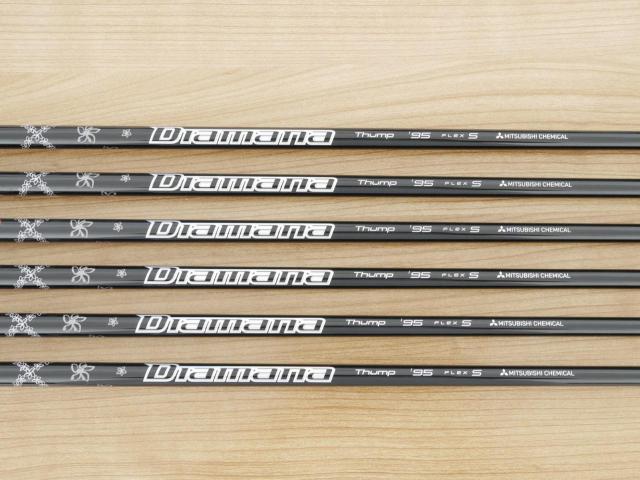 Iron set : Taylormade : ชุดเหล็ก Taylormade P770 Forged (รุ่นปี 2023 นุ่ม แน่น)  มีเหล็ก 5-Pw (6 ชิ้น) ก้านกราไฟต์ Mitsubishi Diamana Thump i95 Flex S