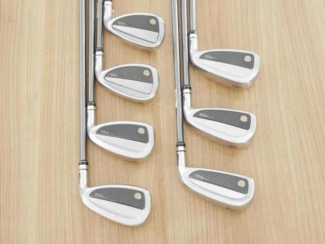 Iron set : PRGR : ชุดเหล็กกระเทย PRGR Super Egg Iron (รุ่นปี 2023 ตัวท๊อปสุด หน้าเด้งเกินกฏ ใช้แข่งไม่ได้ ตีไกลมากๆ) มีเหล็ก 7-Pw,Aw,As,Sw (7 ชิ้น) ก้านกราไฟต์ Flex R (M-37)