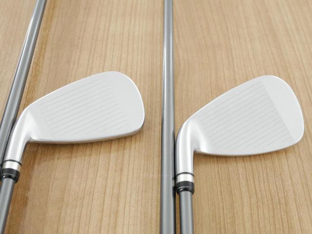 Iron set : PRGR : ชุดเหล็กกระเทย PRGR Super Egg Iron (รุ่นปี 2023 ตัวท๊อปสุด หน้าเด้งเกินกฏ ใช้แข่งไม่ได้ ตีไกลมากๆ) มีเหล็ก 7-Pw,Aw,As,Sw (7 ชิ้น) ก้านกราไฟต์ Flex R (M-37)