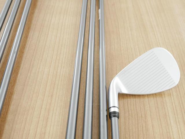 Iron set : PRGR : ชุดเหล็กกระเทย PRGR Super Egg Iron (รุ่นปี 2023 ตัวท๊อปสุด หน้าเด้งเกินกฏ ใช้แข่งไม่ได้ ตีไกลมากๆ) มีเหล็ก 7-Pw,Aw,As,Sw (7 ชิ้น) ก้านกราไฟต์ Flex R (M-37)