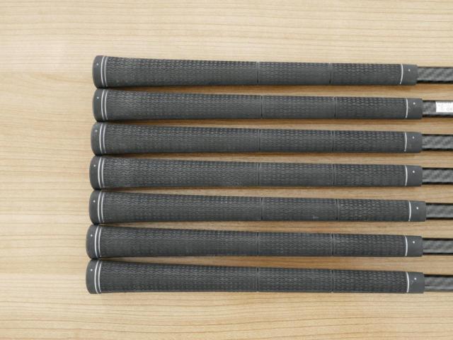 Iron set : PRGR : ชุดเหล็กกระเทย PRGR Super Egg Iron (รุ่นปี 2023 ตัวท๊อปสุด หน้าเด้งเกินกฏ ใช้แข่งไม่ได้ ตีไกลมากๆ) มีเหล็ก 7-Pw,Aw,As,Sw (7 ชิ้น) ก้านกราไฟต์ Flex R (M-37)