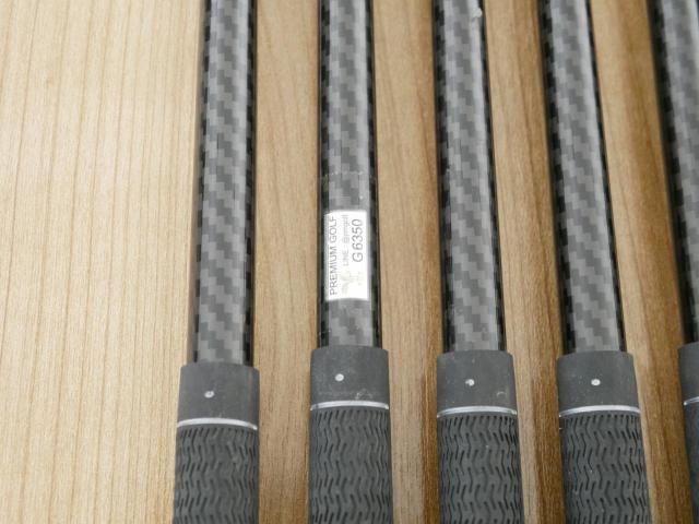 Iron set : PRGR : ชุดเหล็กกระเทย PRGR Super Egg Iron (รุ่นปี 2023 ตัวท๊อปสุด หน้าเด้งเกินกฏ ใช้แข่งไม่ได้ ตีไกลมากๆ) มีเหล็ก 7-Pw,Aw,As,Sw (7 ชิ้น) ก้านกราไฟต์ Flex R (M-37)