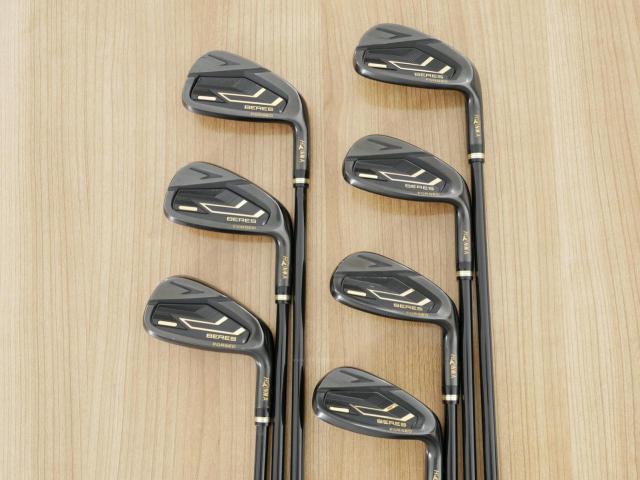 Iron set : Honma : ชุดเหล็ก Honma Beres 09 Forged Black (รุ่นล่าสุด ออกปี 2024 สวยมากๆ) มีเหล็ก 7-11,Aw,Sw (7 ชิ้น เทียบเท่า 6-Pw,Aw,Sw) ก้าน ARMRQ FX Light Flex R