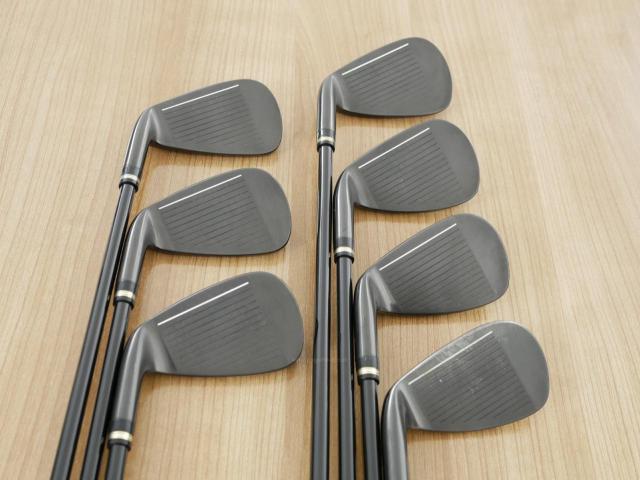 Iron set : Honma : ชุดเหล็ก Honma Beres 09 Forged Black (รุ่นล่าสุด ออกปี 2024 สวยมากๆ) มีเหล็ก 7-11,Aw,Sw (7 ชิ้น เทียบเท่า 6-Pw,Aw,Sw) ก้าน ARMRQ FX Light Flex R