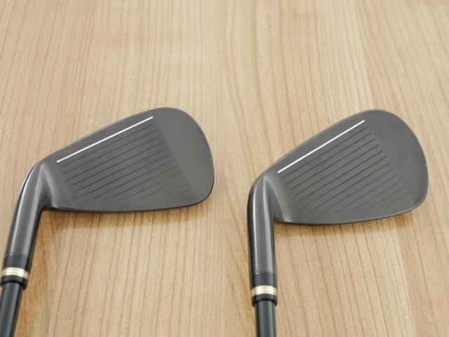 Iron set : Honma : ชุดเหล็ก Honma Beres 09 Forged Black (รุ่นล่าสุด ออกปี 2024 สวยมากๆ) มีเหล็ก 7-11,Aw,Sw (7 ชิ้น เทียบเท่า 6-Pw,Aw,Sw) ก้าน ARMRQ FX Light Flex R