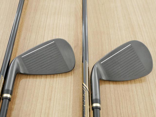 Iron set : Honma : ชุดเหล็ก Honma Beres 09 Forged Black (รุ่นล่าสุด ออกปี 2024 สวยมากๆ) มีเหล็ก 7-11,Aw,Sw (7 ชิ้น เทียบเท่า 6-Pw,Aw,Sw) ก้าน ARMRQ FX Light Flex R