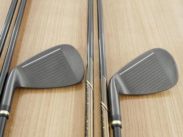 Iron set : Honma : ชุดเหล็ก Honma Beres 09 Forged Black (รุ่นล่าสุด ออกปี 2024 สวยมากๆ) มีเหล็ก 7-11,Aw,Sw (7 ชิ้น เทียบเท่า 6-Pw,Aw,Sw) ก้าน ARMRQ FX Light Flex R