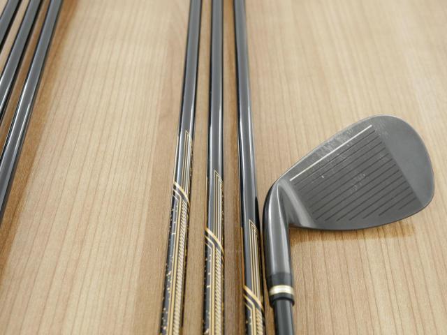 Iron set : Honma : ชุดเหล็ก Honma Beres 09 Forged Black (รุ่นล่าสุด ออกปี 2024 สวยมากๆ) มีเหล็ก 7-11,Aw,Sw (7 ชิ้น เทียบเท่า 6-Pw,Aw,Sw) ก้าน ARMRQ FX Light Flex R