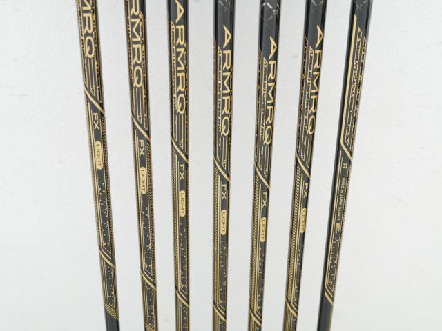Iron set : Honma : ชุดเหล็ก Honma Beres 09 Forged Black (รุ่นล่าสุด ออกปี 2024 สวยมากๆ) มีเหล็ก 7-11,Aw,Sw (7 ชิ้น เทียบเท่า 6-Pw,Aw,Sw) ก้าน ARMRQ FX Light Flex R
