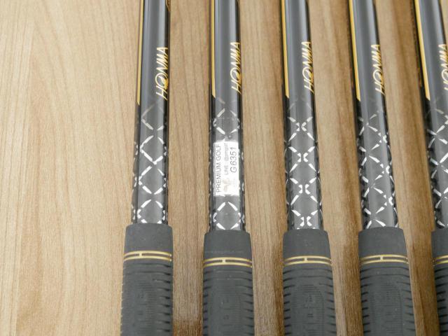 Iron set : Honma : ชุดเหล็ก Honma Beres 09 Forged Black (รุ่นล่าสุด ออกปี 2024 สวยมากๆ) มีเหล็ก 7-11,Aw,Sw (7 ชิ้น เทียบเท่า 6-Pw,Aw,Sw) ก้าน ARMRQ FX Light Flex R