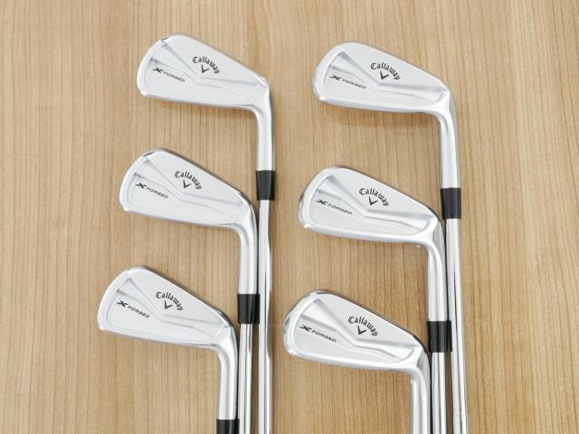 Iron set : Callaway : ชุดเหล็ก Callaway X Forged (ออกปี 2024 นุ่ม แน่น หล่อมาก) มีเหล็ก 5-Pw (6 ชิ้น) ก้านเหล็ก Dynamic Gold 115 MID S200