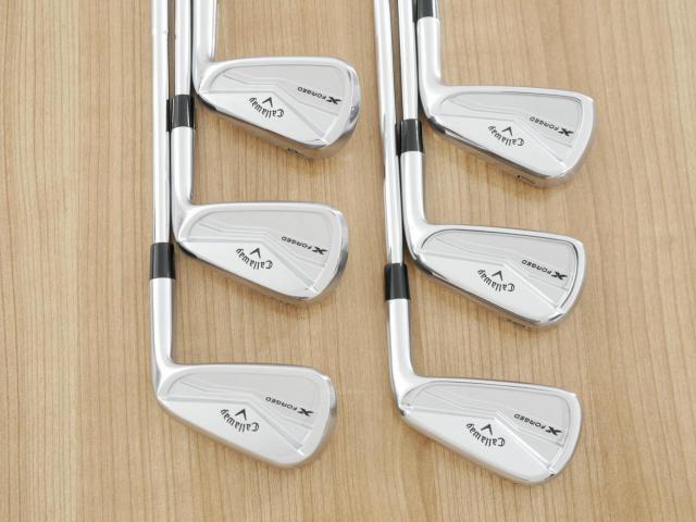 Iron set : Callaway : ชุดเหล็ก Callaway X Forged (ออกปี 2024 นุ่ม แน่น หล่อมาก) มีเหล็ก 5-Pw (6 ชิ้น) ก้านเหล็ก Dynamic Gold 115 MID S200