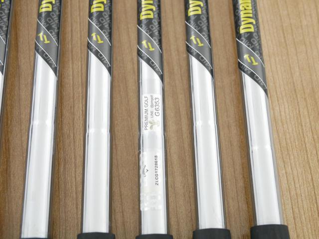 Iron set : Callaway : ชุดเหล็ก Callaway X Forged (ออกปี 2024 นุ่ม แน่น หล่อมาก) มีเหล็ก 5-Pw (6 ชิ้น) ก้านเหล็ก Dynamic Gold 115 MID S200