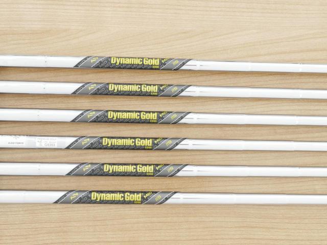 Iron set : Callaway : ชุดเหล็ก Callaway X Forged (ออกปี 2024 นุ่ม แน่น หล่อมาก) มีเหล็ก 5-Pw (6 ชิ้น) ก้านเหล็ก Dynamic Gold 115 MID S200