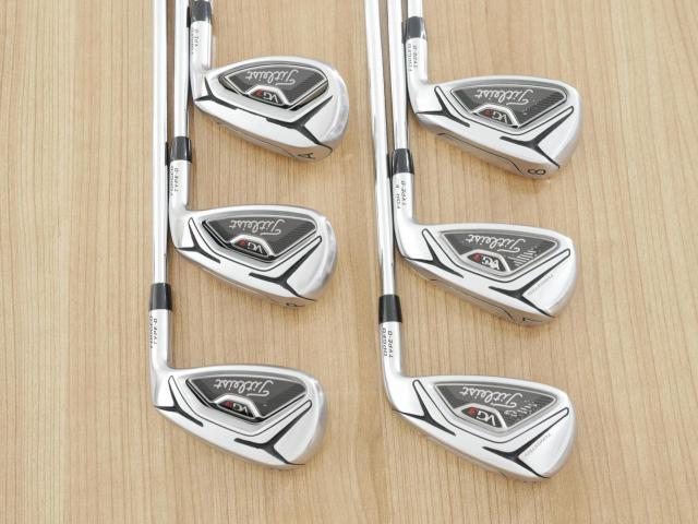 Iron set : Titleist : ชุดเหล็ก Titleist VG3 Type D Forged (รุ่นปี 2019 Japan Spec. ตีง่ายและไกลที่สุดของ Titleist) มีเหล็ก 6-Pw,Aw (6 ชิ้น) ก้านเหล็ก NS Pro Zelos 8 Flex S