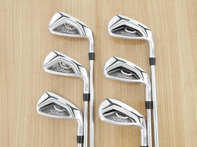 Iron set : Titleist : ชุดเหล็ก Titleist VG3 Type D Forged (รุ่นปี 2019 Japan Spec. ตีง่ายและไกลที่สุดของ Titleist) มีเหล็ก 6-Pw,Aw (6 ชิ้น) ก้านเหล็ก NS Pro Zelos 8 Flex S