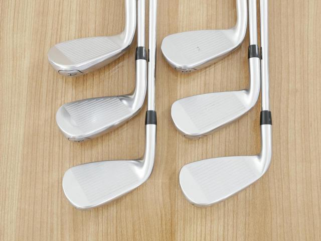 Iron set : Titleist : ชุดเหล็ก Titleist VG3 Type D Forged (รุ่นปี 2019 Japan Spec. ตีง่ายและไกลที่สุดของ Titleist) มีเหล็ก 6-Pw,Aw (6 ชิ้น) ก้านเหล็ก NS Pro Zelos 8 Flex S