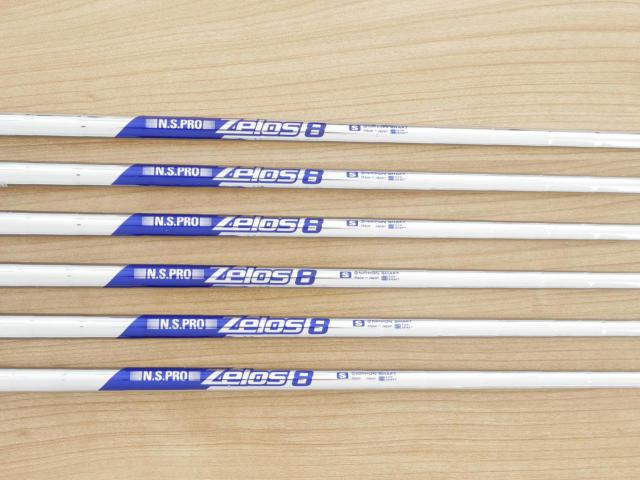 Iron set : Titleist : ชุดเหล็ก Titleist VG3 Type D Forged (รุ่นปี 2019 Japan Spec. ตีง่ายและไกลที่สุดของ Titleist) มีเหล็ก 6-Pw,Aw (6 ชิ้น) ก้านเหล็ก NS Pro Zelos 8 Flex S