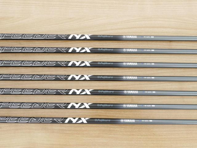 Iron set : Yamaha : ชุดเหล็ก Yamaha Inpres DriveStar Type D (รุ่นล่าสุด ออกปี 2024 ตีไกลที่สุด ไกลกว่าเหล็กทั่วไป 2 เบอร์ หน้าเด้งมากๆ) มีเหล็ก 7-Pw,Aw,As,Sw (7 ชิ้น) ก้านกราไฟต์ Fujikura Speeder NX M-425i Flex R