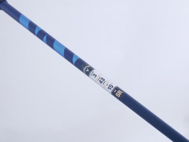 Fairway Wood : callaway : หัวไม้ 3 Callaway Paradym X (รุ่นปี 2023 Japan Spec.) Loft 15 (ปรับได้) ก้าน Fujikura Ventus TR 5 Flex SR